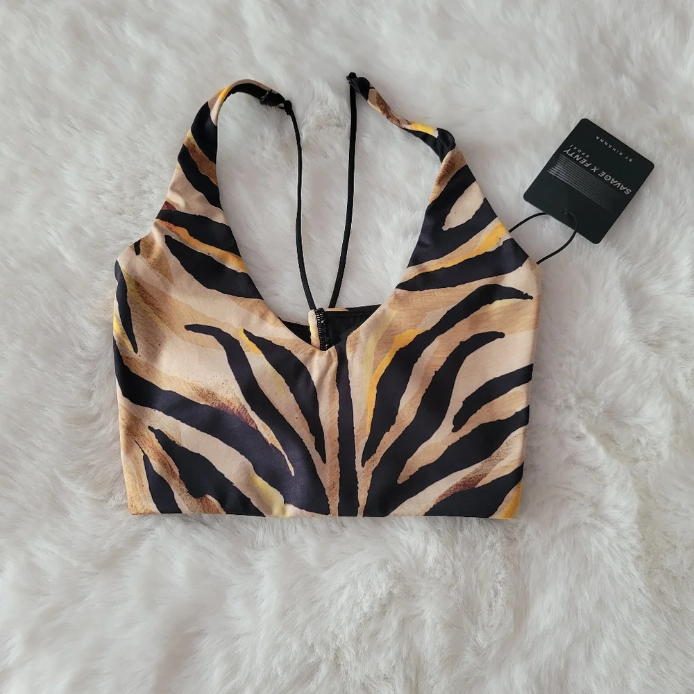 🐆SAVAGE X FENTY WILDCAT STRAPPY BACK TANK SIZE S
